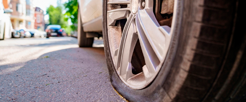 タイヤのパンク